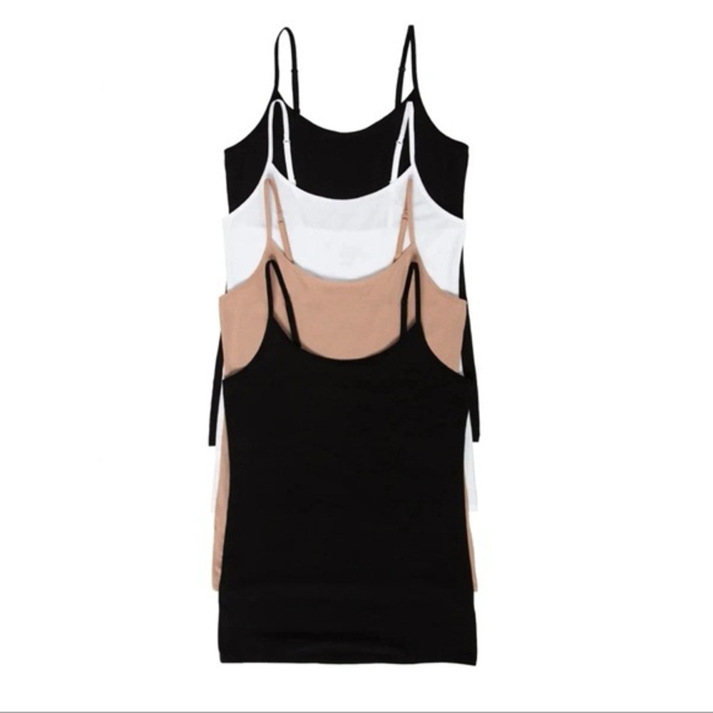 Felina 4 Pack Cotton Stretch Camisole Set